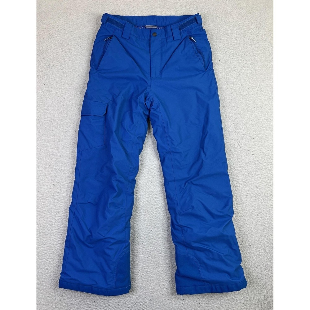 Columbia Ski‎ Pants Youth Large 10/12 Blue Omni-Tech Insulated Waterproof Snow
